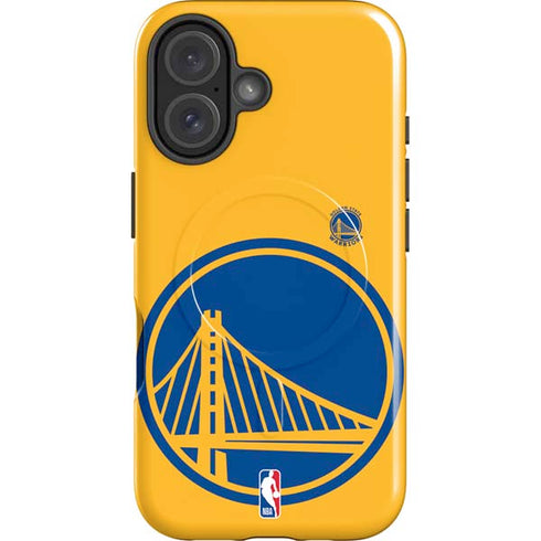 NBA Golden State Warriors Large Logo iPhone 16 Magsafe Impact Case
